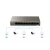 Tenda TEF1109P-8-102W 9-Port Desktop PoE Switch with 8 PoE+ Ports, 102W Budget, 10/100 Mbps