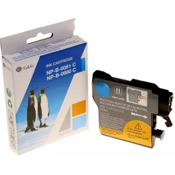 G&G Ninestar High Yield Black Ink Cartridge compatible with Brother LC-980/LC-1100 (XXL, 20 ml, 600 pages)