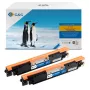 G&G Toner erstzen HP 126A/ CE310AD Canon 729BK 2 Stück