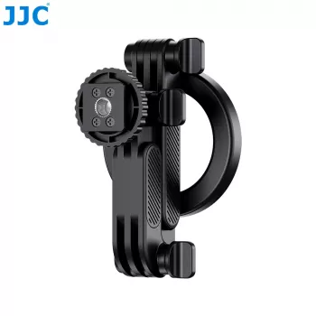 JJC MS-CS1 MagSafe Magnetic Mount with 1/4 inch-20 and GoPro Compatibility, Black