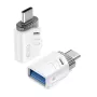 XO NB256B OTG Adapter USB-A Female to USB-C Male, White (NB256B)