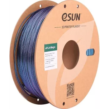 ESUN EPLA-MAGIC 1.75mm Dark Twinkle Blue 1kg - Enhanced PLA Filament with Glitter Effect