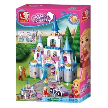 Sluban Girls Dream Castle 815-Piece Building Blocks Set