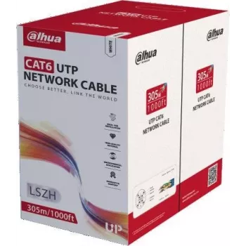 DAHUA PFM923I-6UN-C CAT6 UTP Bulk Cable 305m White