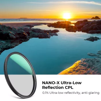 KF Concept Nano-X Ultra-Low Reflection Circular Polarizer Filter 40.5mm