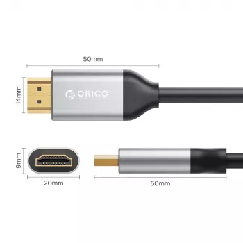 ORICO H8Y1 HDMI 2.1 Cable 8K 60Hz 5m Black