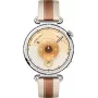 Huawei Watch GT 6 41mm Silver Brown Leather Strap Smartwatch