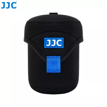 JJC SB6587 Deluxe Neoprene Lens Pouch for Compact Lenses (65x78 mm, Black)