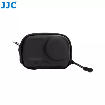JJC HSCC-OA6 Hard Protective Case for DJI Osmo Action 6 5 Pro 4 3 - Shockproof EVA Shell, Custom Foam, Dual Zipper, Black