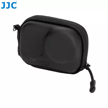 JJC HSCC-OA6 Hard Protective Case for DJI Osmo Action 6 5 Pro 4 3 - Shockproof EVA Shell, Custom Foam, Dual Zipper, Black