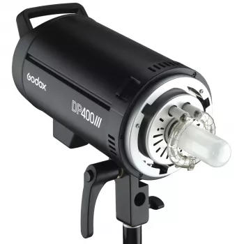 Godox DP400III 400Ws Studio Flash with 150W Modeling Lamp, Bowens Mount, 2.4G X System