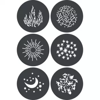 Godox GP GS1 Gobo Set (6 Pieces) for SA-P Projection Attachment