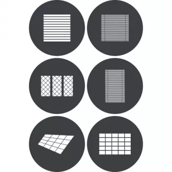 Godox GP GS4 Gobo Set (6 Pieces) for GP Series Projectors