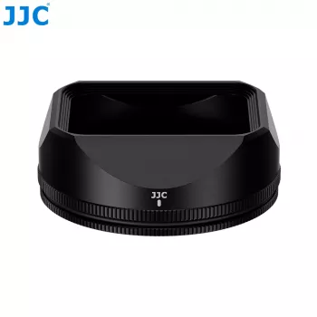 JJC LH-JXF23F28 Lens Hood & Cap Set for Fujifilm XF 23mm/27mm F2.8 R WR - Black