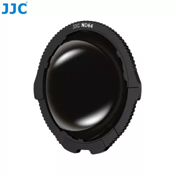 JJC 2-Pack ND64 Neutral Density Filters for Insta360 X3 - 6-Stop Light Reduction, Tempered Glass, Multi-Coated