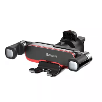 Baseus Lateral Gravity Car Air Vent Phone Holder - Black