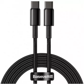 Baseus Tungsten Gold USB-C to USB-C Cable 100W PD 2m Black