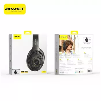 AWEI AT30 Bluetooth 6.0 Wireless Headphones, Black