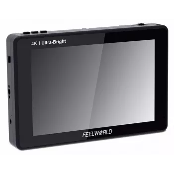 FEELWORLD LUT7 7-Inch 2200nit 1920x1200 Touchscreen 4K HDMI On-Camera Field Monitor with 3D LUT, HDR, Waveform, Dual NP-F