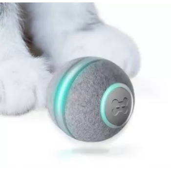 Cheerble BALL M1 Gray Interactive Smart Pet Toy for Cats and Small Dogs
