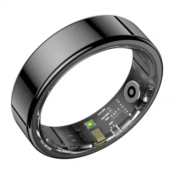 COLMI RING 2 Smart Ring, Size 11, Black, Bluetooth 5.0, IP68, Heart Rate, SpO2, Sleep & Activity Tracker