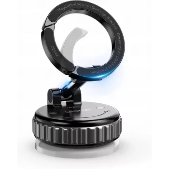 ULANZI MA40 MagSafe Vacuum Suction Cup Phone Mount with 360° Rotation for Car Dashboard, Windshield, and Desk