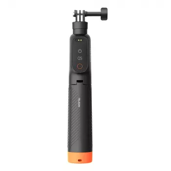TELESIN Waterproof Selfie Stick with Remote Control for DJI Osmo Action Cameras, 15m IPX8, Extendable to 60cm, Black