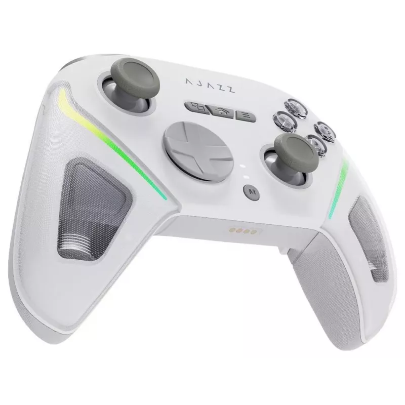 AJAZZ GP100S Wireless Gaming Mouse with Charging Dock - White