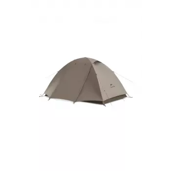 Naturehike Cloud Creek 2 Vinyl Edition Tent, Light Coffee Brown, 2-Person, 3-4 Season, Freestanding, Double Layer, 7001 Aluminum Poles