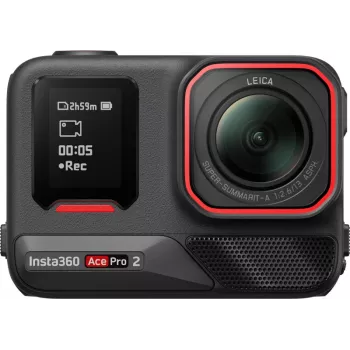 Insta360 Ace Pro 2 Dual Battery Action Camera - 8K Video, Leica Lens, FlowState Stabilization