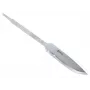 Helle #99 Knife Blade – Sandvik 12C27 Stainless Steel, Scandi Grind, Drop Point – DIY Knife Making