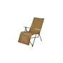 NATUREHIKE Nightfall Folding Sun Lounger with Adjustable Backrest, Khaki