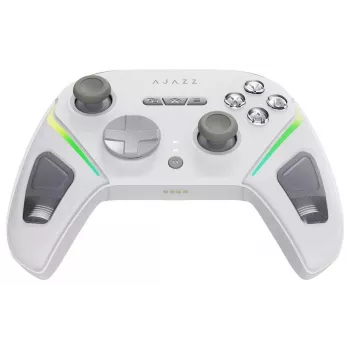 AJAZZ GP100-W Tri-Mode Wireless RGB Gamepad for Switch, PC, iOS & Android – White