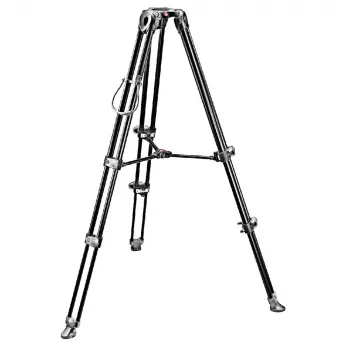 Manfrotto MVT502AM Aluminum Video Tripod with Fluid Base, 3 Sections, 4 kg Load Capacity, 169 cm Max Height, Black