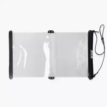 Silva Mapnik Large Waterproof Map Case with Neck Strap - Transparent TPU, IPX7, Fits 480x260mm Maps