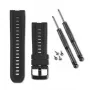 Garmin QuickFit 26 Watch Band for tactix, Fenix 7X, Enduro, Descent Mk2 - Black Silicone