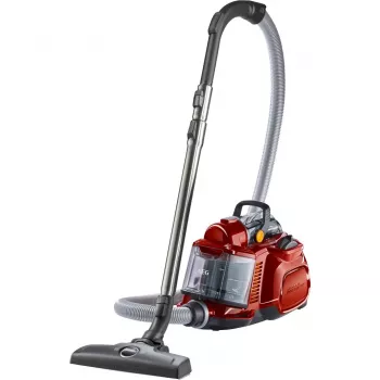 AEG LX7-2-CR-A Bagless Cyclonic Vacuum Cleaner, 750 W, Chili Red/Black