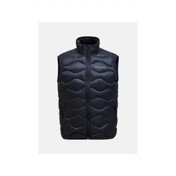 PEAK PERFORMANCE Helium Down Vest Black - Men's Recycled Polyamide Insulated Vest