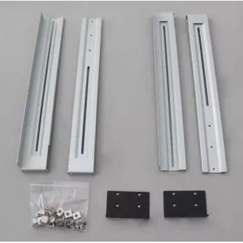 ABB PowerValue 11 RT G2 1-3kVA Rack Mounting Kit, 2U, 19-Inch, Steel, Black