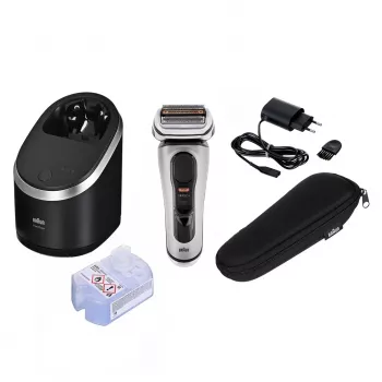 Braun Series 9 9567CC Wet & Dry Electric Shaver with SmartCare Center, Grey