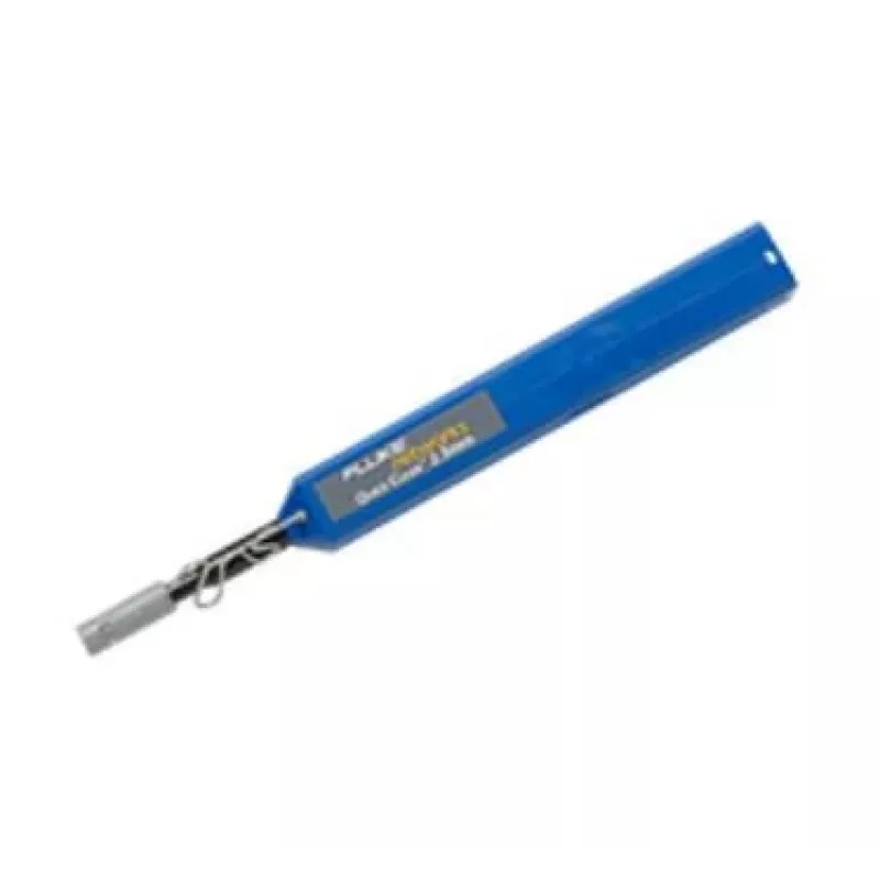 FLUKE QuickClean Cleaner 1.25 mm LC/MU Fiber Optic One-Push Cleaning Tool