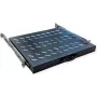 VALUE 19 inch Extendable Shelf for Racks up to 800 mm Depth, 1U, 20 kg Load, Black