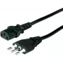 VALUE Italian Power Cable C13 to Type L 5m Black