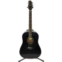 Samick D-1 BK Dreadnought Acoustic Guitar - Black