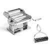 Marcato Atlas+ Chrome Pasta Machine with Pastabike Multi-Cutter