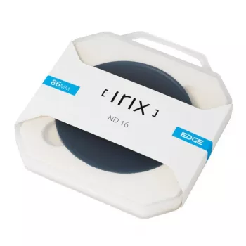 Irix Edge ND16 Neutral Density Filter 86mm - 4-Stop Light Reduction, Multi-Coated Optical Glass, Slim Aluminum Frame