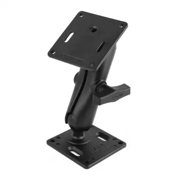 RAM MOUNTS RAM-102U-2461 Dual VESA 75x75mm Plate Adapter for 1.5 inch Ball Bases