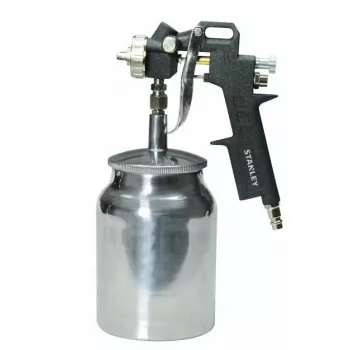 STANLEY 151093XSTN Suction Feed Paint Spray Gun with 1.4 mm Nozzle and 1000 ml Bottom Cup