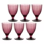 ROSE&TULIPANI Set of 6 Amami Glasses - Purple, 300 ml