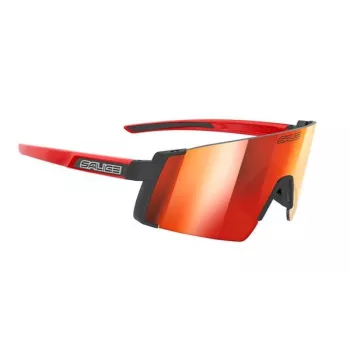 Salice 027RW Black/RW Red Sport Sunglasses with Interchangeable Lenses